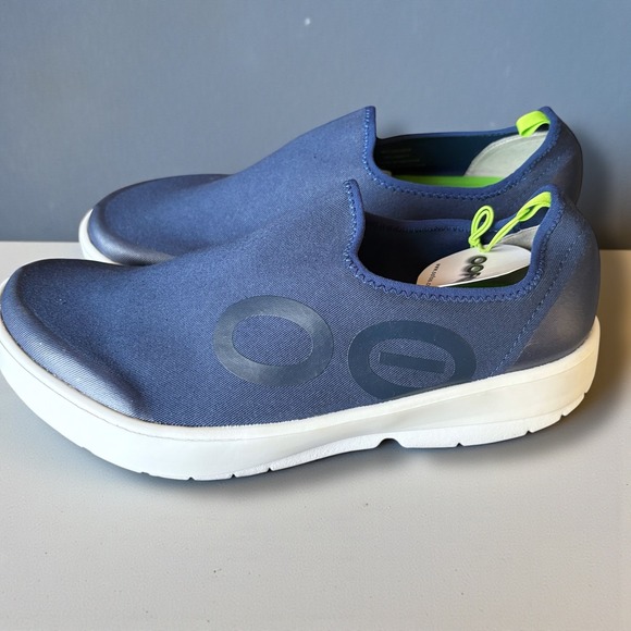 OOFOS OOZE Eezee Men Navy Slip On Shoes Style 5082 Size 11.5 USA‎ - Picture 2 of 8